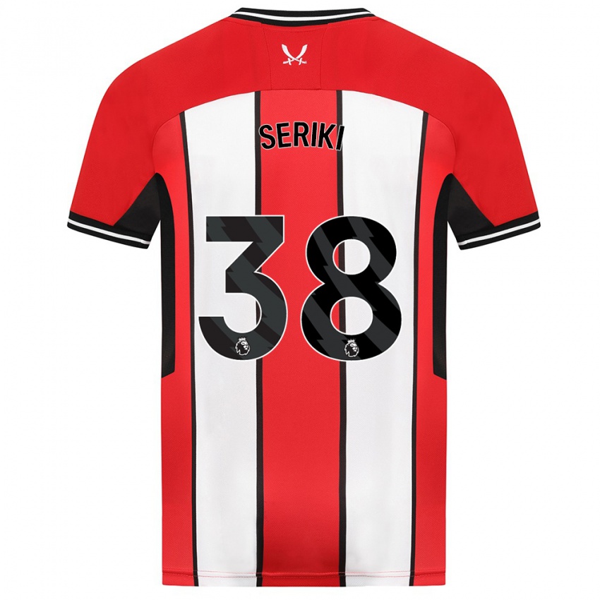 Niño Camiseta Femi Seriki #38 Rojo 1ª Equipación 2023/24 La Camisa México