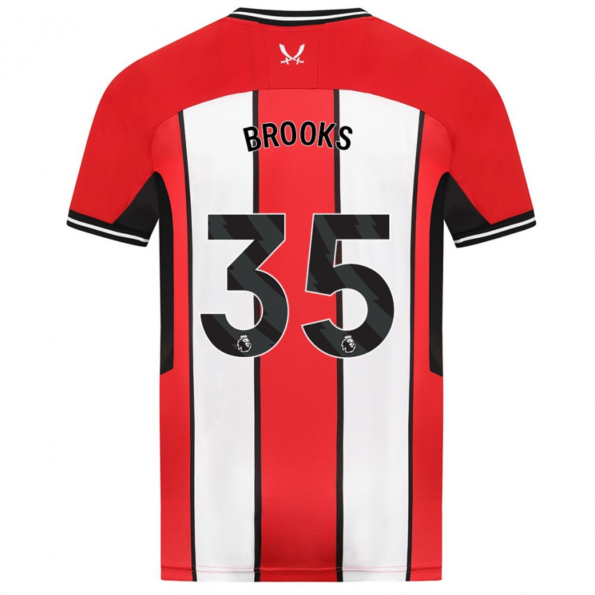 Niño Camiseta Andre Brooks #35 Rojo 1ª Equipación 2023/24 La Camisa México