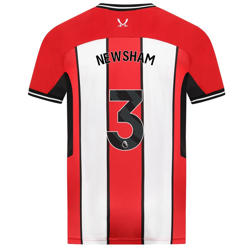 Niño Camiseta Charlotte Newsham #3 Rojo 1ª Equipación 2023/24 La Camisa México