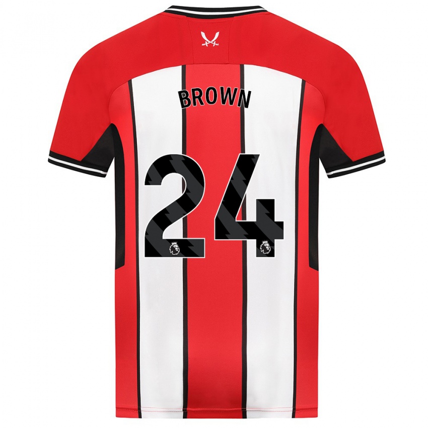 Niño Camiseta Rachel Brown #24 Rojo 1ª Equipación 2023/24 La Camisa México