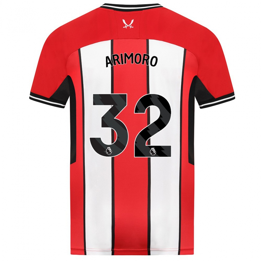 Niño Camiseta Juliet Khinde Adebowale-Arimoro #32 Rojo 1ª Equipación 2023/24 La Camisa México