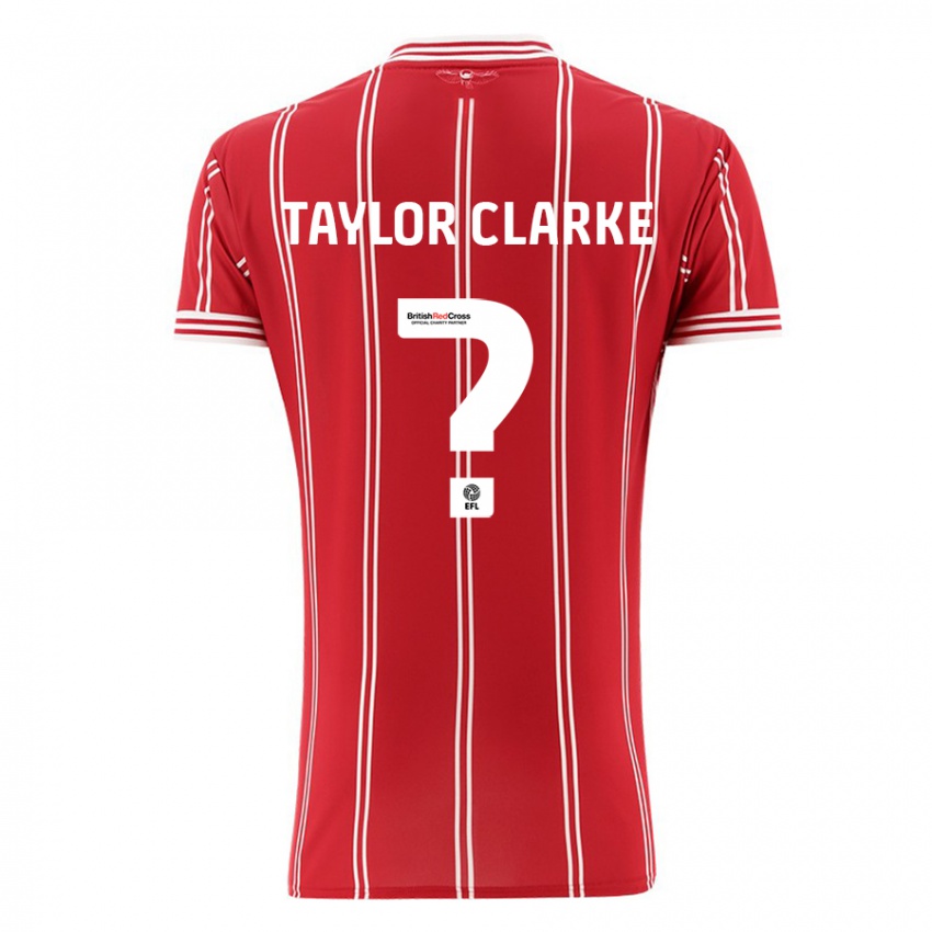 Niño Camiseta Omar Taylor-Clarke #0 Rojo 1ª Equipación 2023/24 La Camisa México