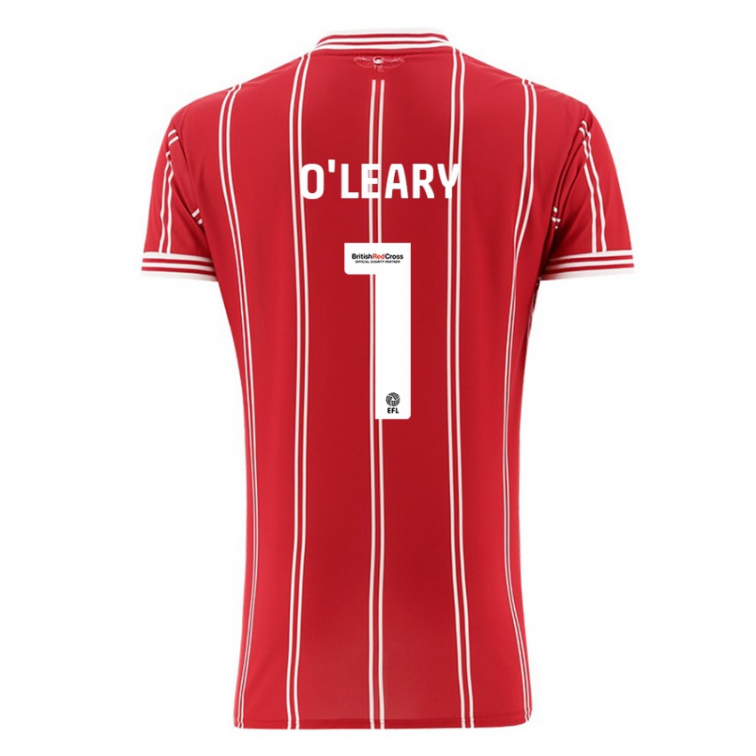 Niño Camiseta Max O'leary #1 Rojo 1ª Equipación 2023/24 La Camisa México