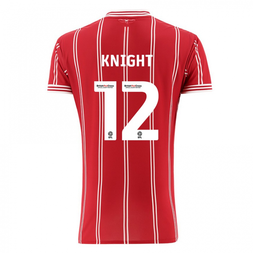 Niño Camiseta Jason Knight #12 Rojo 1ª Equipación 2023/24 La Camisa México