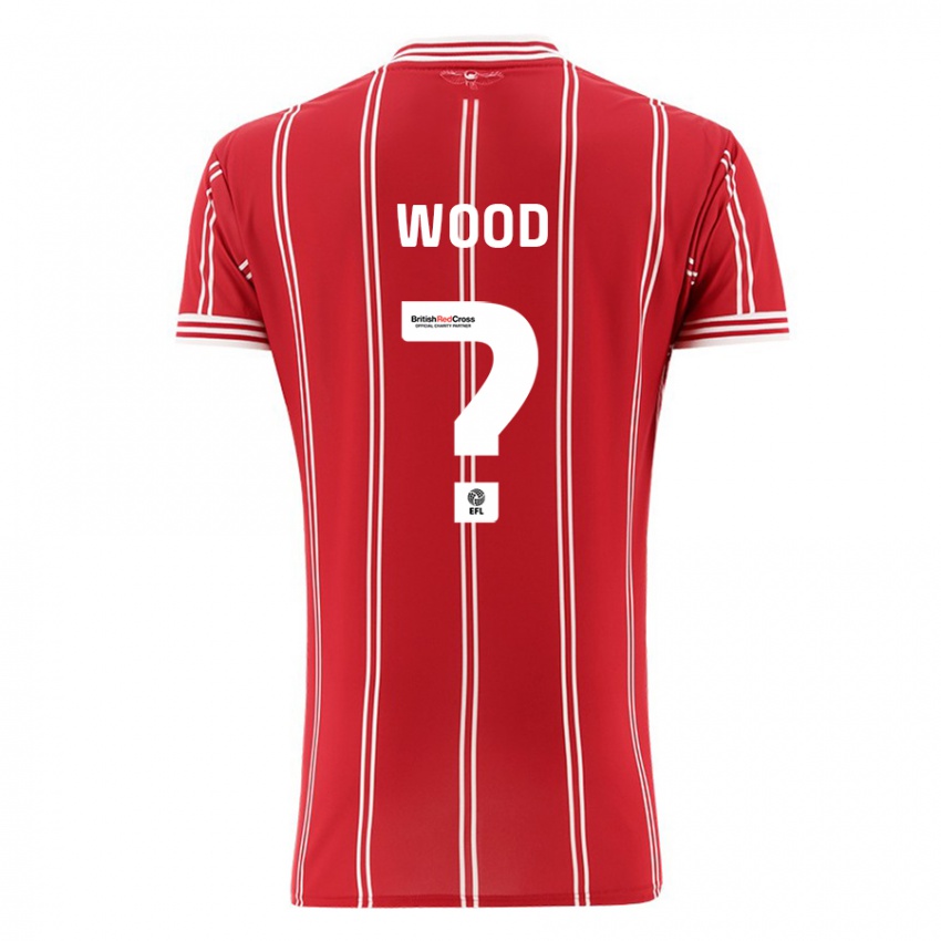 Niño Camiseta Callum Wood #0 Rojo 1ª Equipación 2023/24 La Camisa México