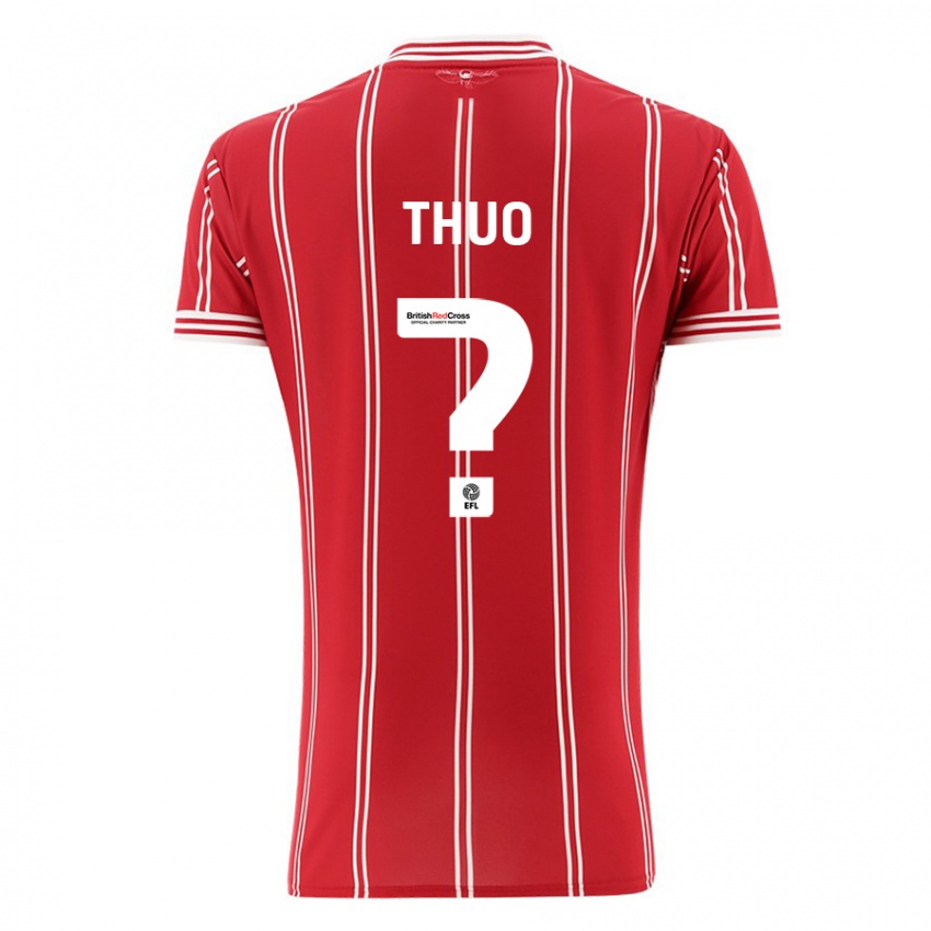 Niño Camiseta Mark Thuo #0 Rojo 1ª Equipación 2023/24 La Camisa México