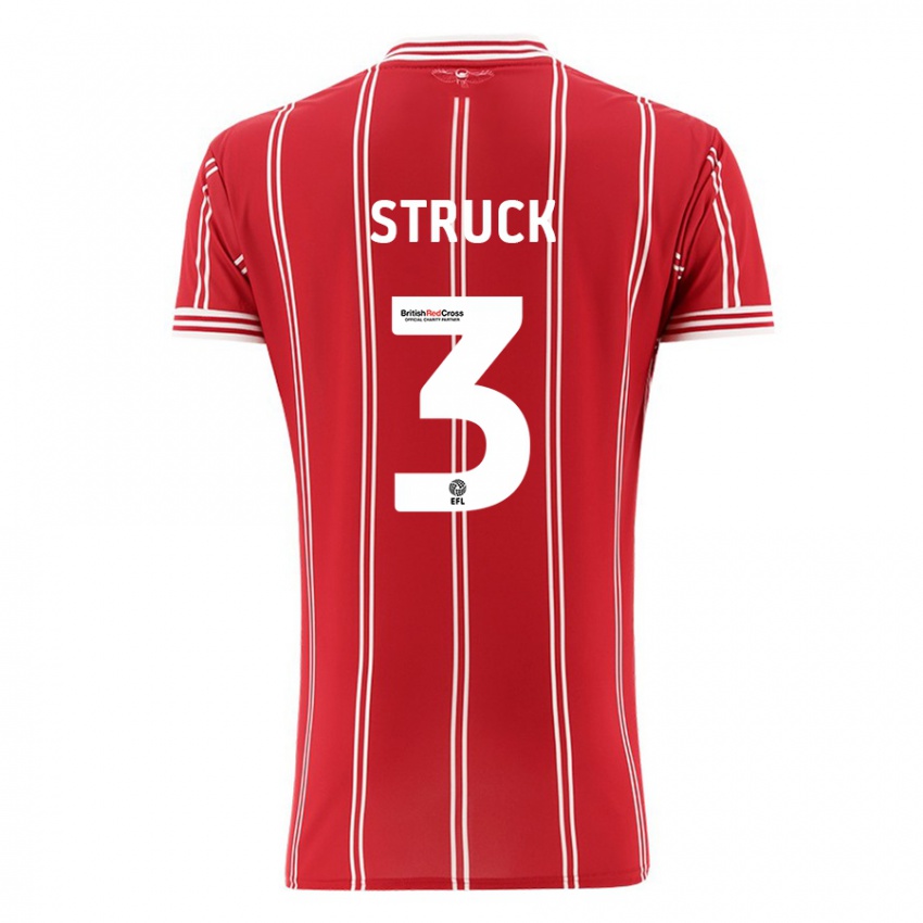 Niño Camiseta Sille Struck #3 Rojo 1ª Equipación 2023/24 La Camisa México