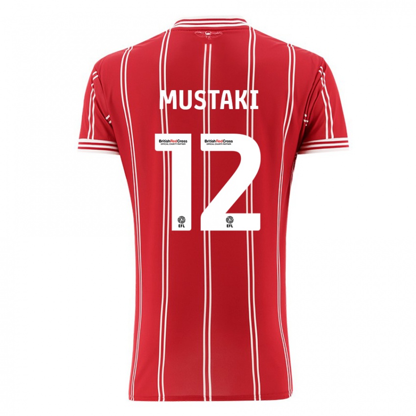 Niño Camiseta Chloe Mustaki #12 Rojo 1ª Equipación 2023/24 La Camisa México