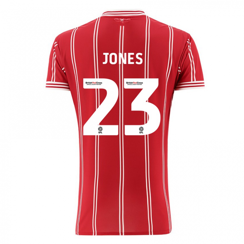 Niño Camiseta Carrie Jones #23 Rojo 1ª Equipación 2023/24 La Camisa México