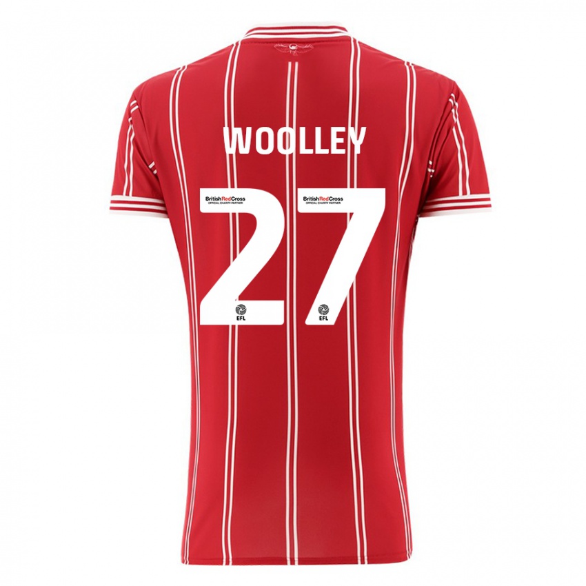 Niño Camiseta Jesse Woolley #27 Rojo 1ª Equipación 2023/24 La Camisa México