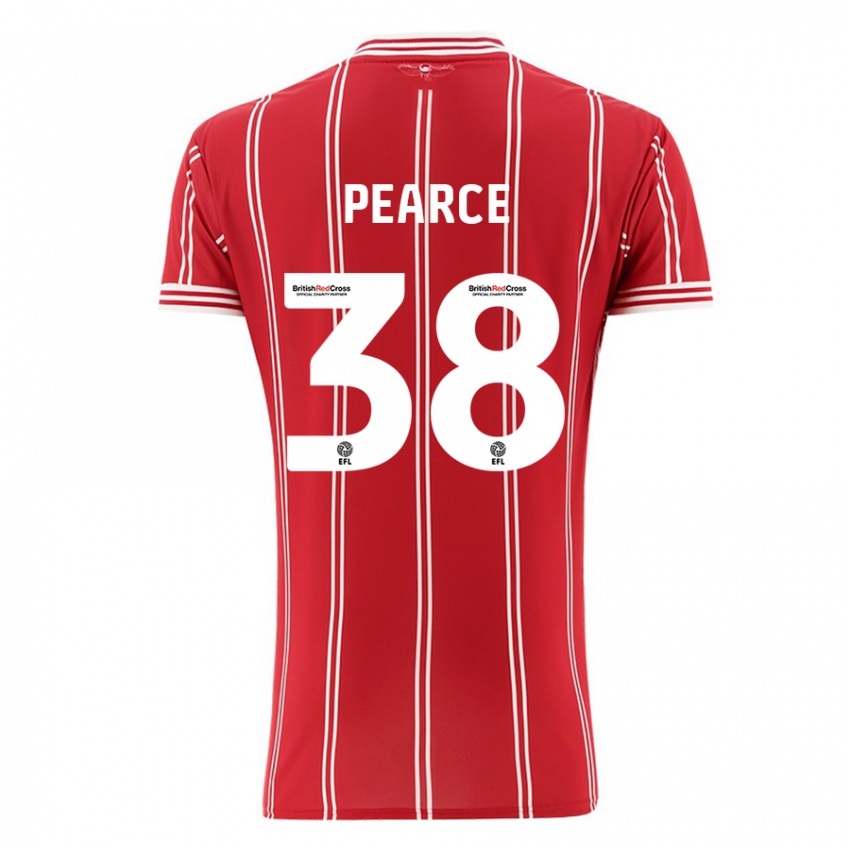 Niño Camiseta Manon Pearce #38 Rojo 1ª Equipación 2023/24 La Camisa México