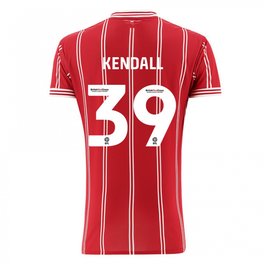 Niño Camiseta Maya Kendall #39 Rojo 1ª Equipación 2023/24 La Camisa México