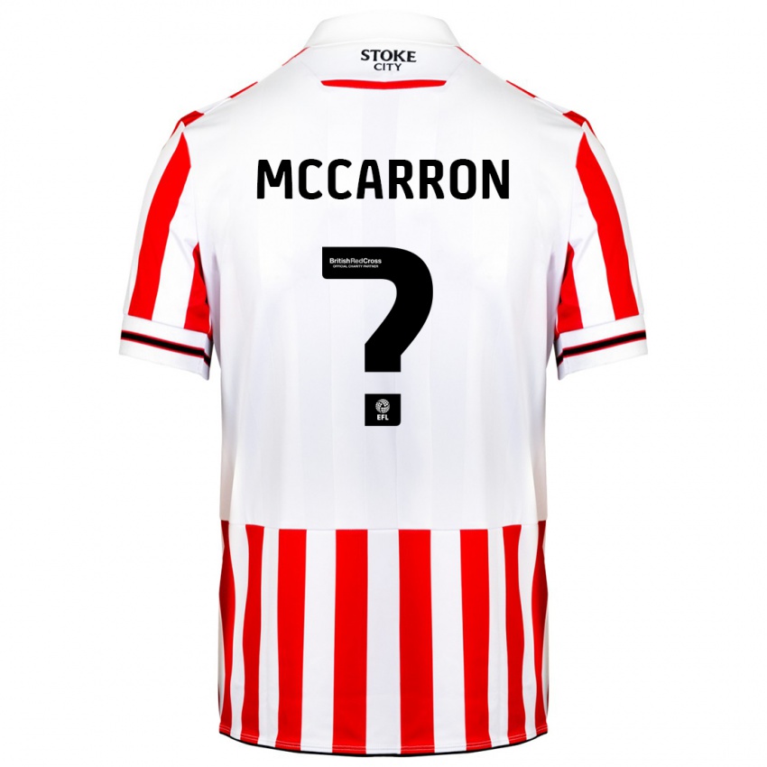 Niño Camiseta Liam Mccarron #0 Rojo Blanco 1ª Equipación 2023/24 La Camisa México