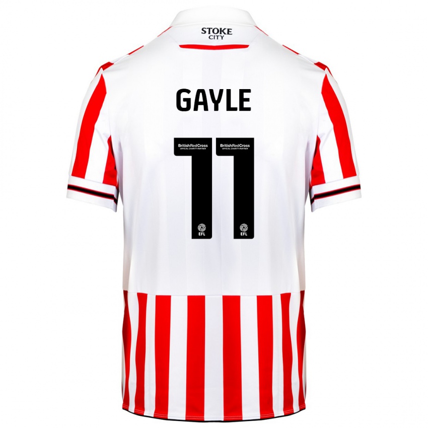 Niño Camiseta Dwight Gayle #11 Rojo Blanco 1ª Equipación 2023/24 La Camisa México