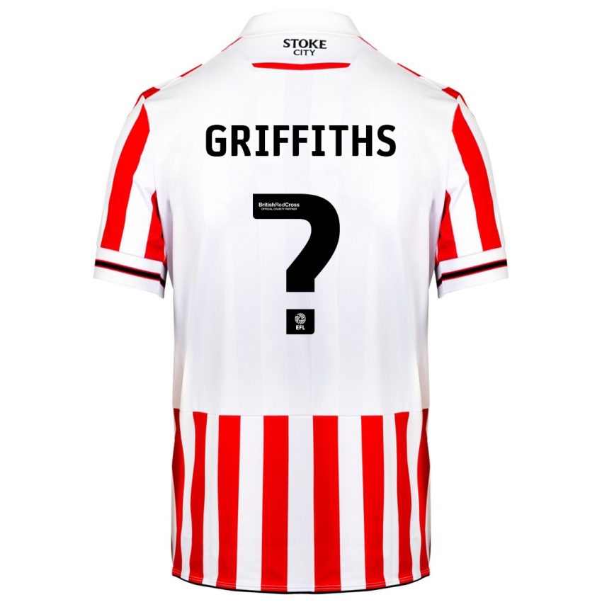 Niño Camiseta Jack Griffiths #0 Rojo Blanco 1ª Equipación 2023/24 La Camisa México