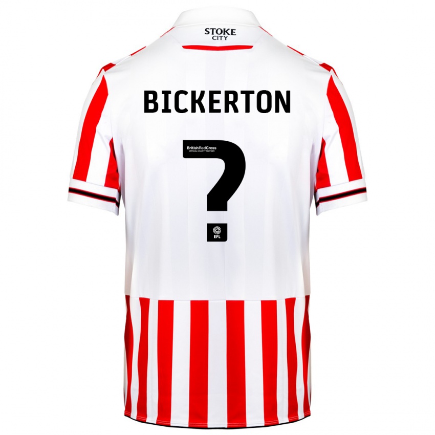 Niño Camiseta Josh Bickerton #0 Rojo Blanco 1ª Equipación 2023/24 La Camisa México