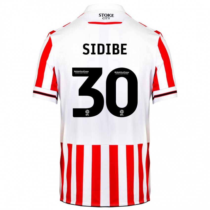 Niño Camiseta Souleymane Sidibe #30 Rojo Blanco 1ª Equipación 2023/24 La Camisa México