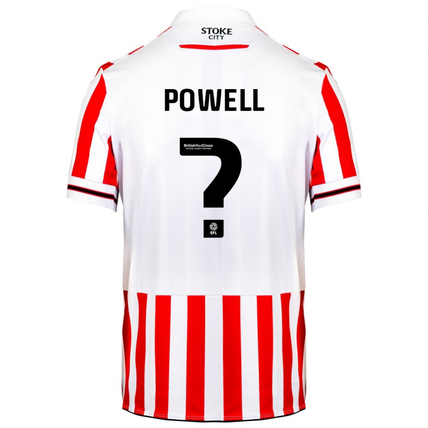 Niño Camiseta Owen Powell #0 Rojo Blanco 1ª Equipación 2023/24 La Camisa México