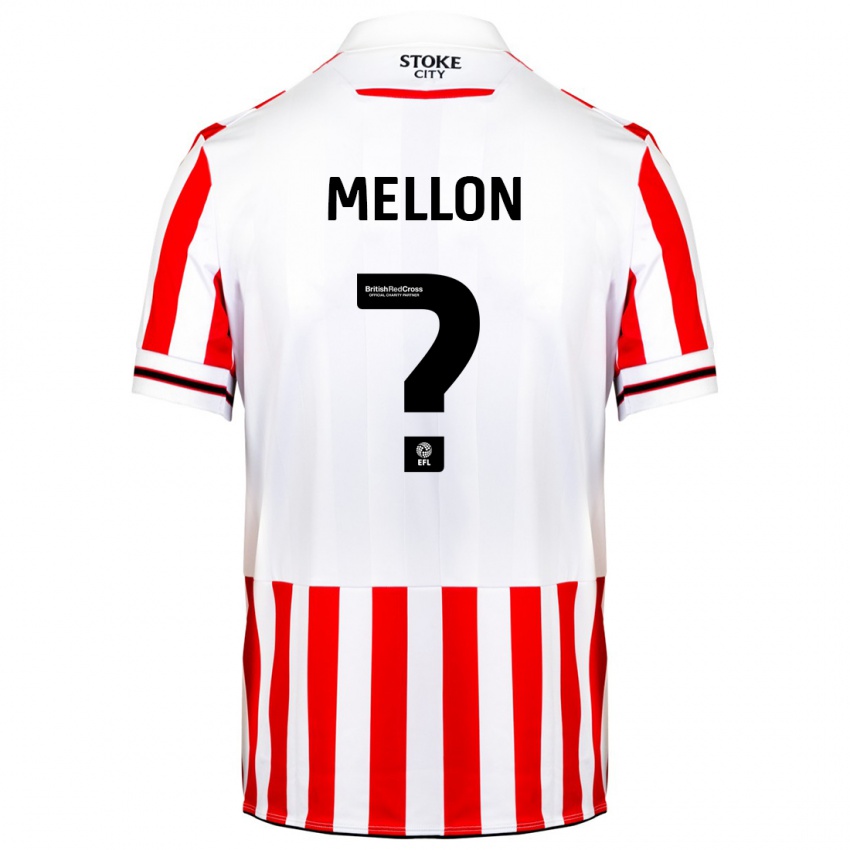 Niño Camiseta Luke Mellon #0 Rojo Blanco 1ª Equipación 2023/24 La Camisa México