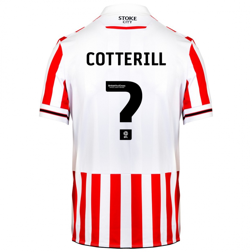 Niño Camiseta Alex Cotterill #0 Rojo Blanco 1ª Equipación 2023/24 La Camisa México