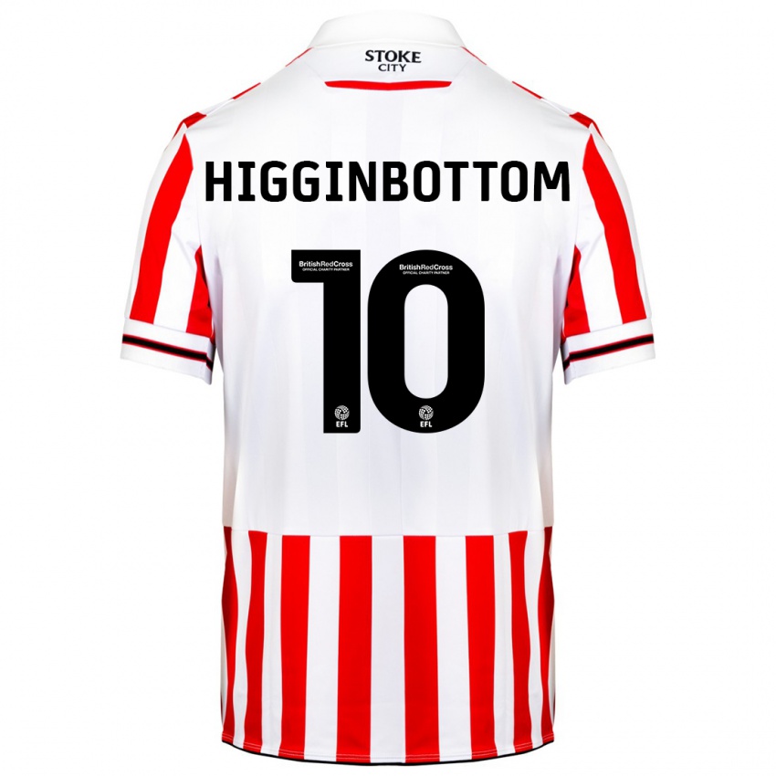 Niño Camiseta Alice Higginbottom #10 Rojo Blanco 1ª Equipación 2023/24 La Camisa México