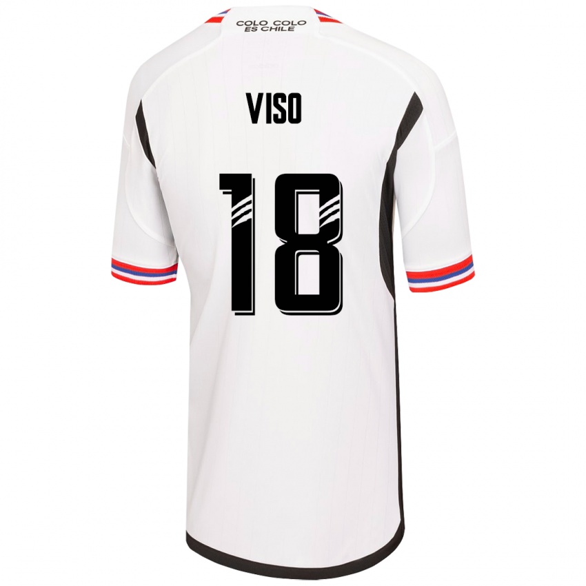 Niño Camiseta Ysaura Viso #18 Blanco 1ª Equipación 2023/24 La Camisa México