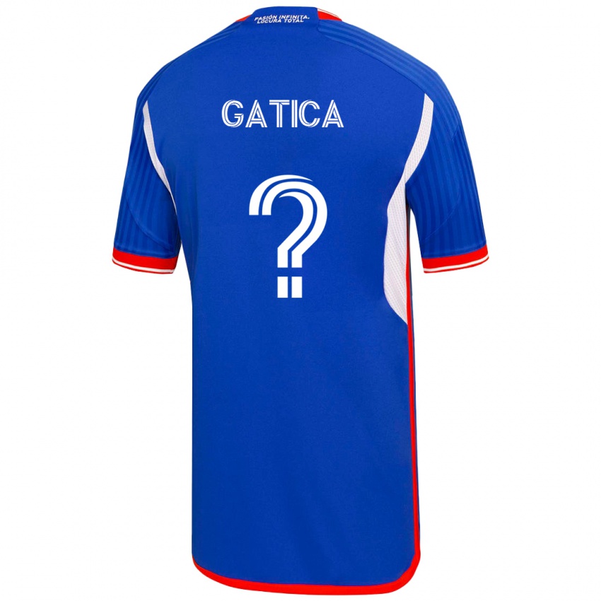 Niño Camiseta José Gatica #0 Azul 1ª Equipación 2023/24 La Camisa México