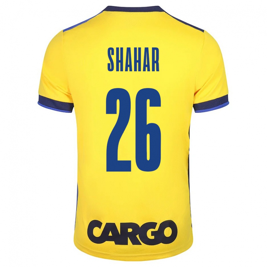 Niño Camiseta Ido Shahar #26 Amarillo 1ª Equipación 2023/24 La Camisa México