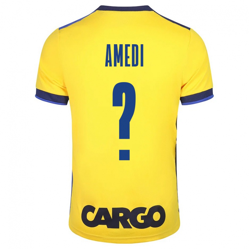 Niño Camiseta Roei Amedi #0 Amarillo 1ª Equipación 2023/24 La Camisa México