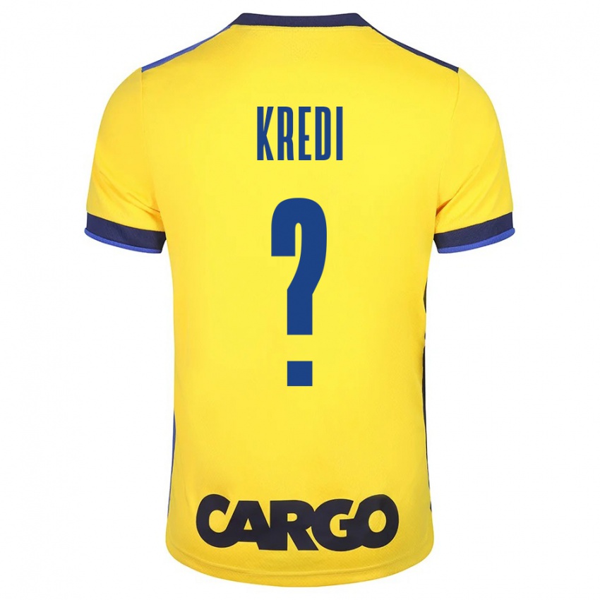 Niño Camiseta Amit Kredi #0 Amarillo 1ª Equipación 2023/24 La Camisa México