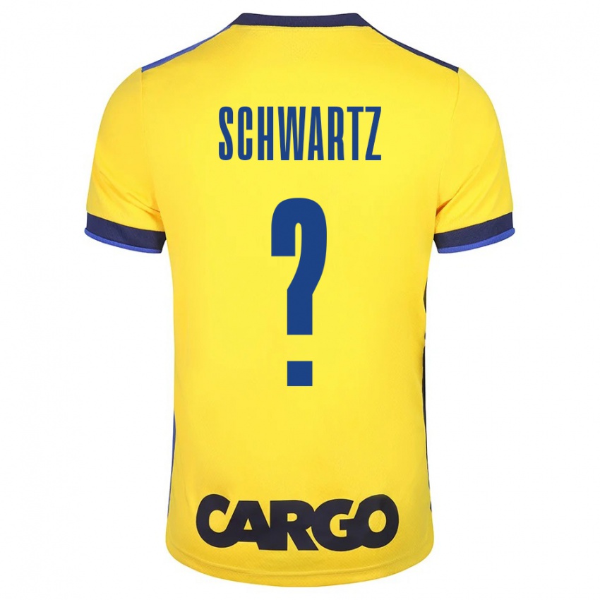 Niño Camiseta Noam Schwartz #0 Amarillo 1ª Equipación 2023/24 La Camisa México