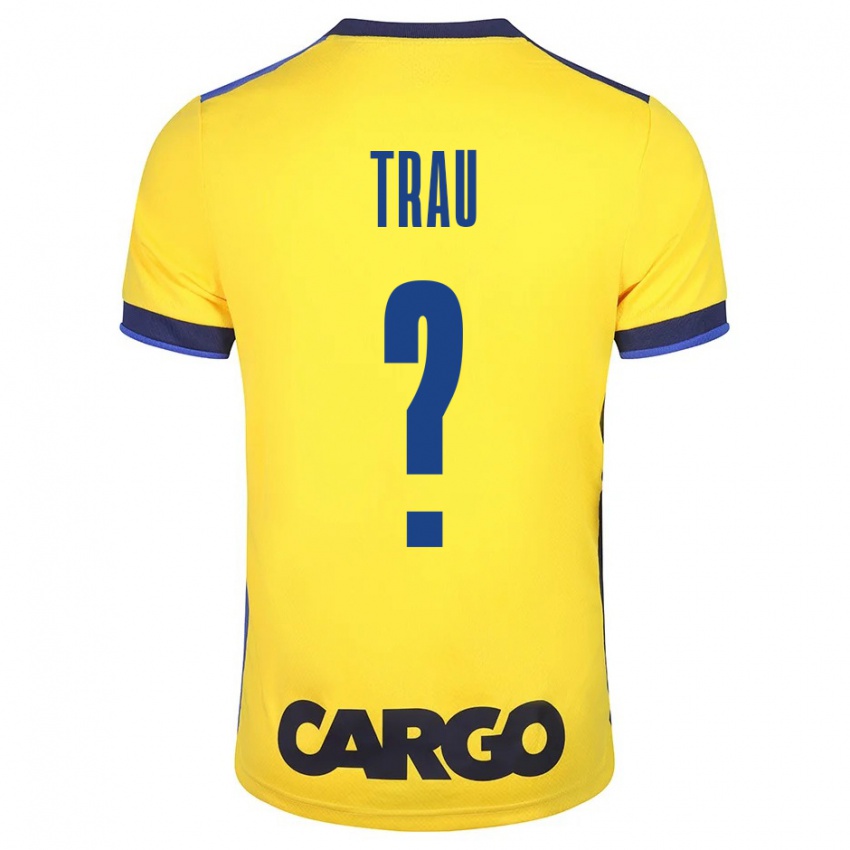 Niño Camiseta Idan Trau #0 Amarillo 1ª Equipación 2023/24 La Camisa México