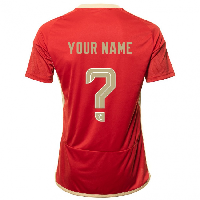 Niño Camiseta Su Nombre #0 Rojo 1ª Equipación 2023/24 La Camisa México