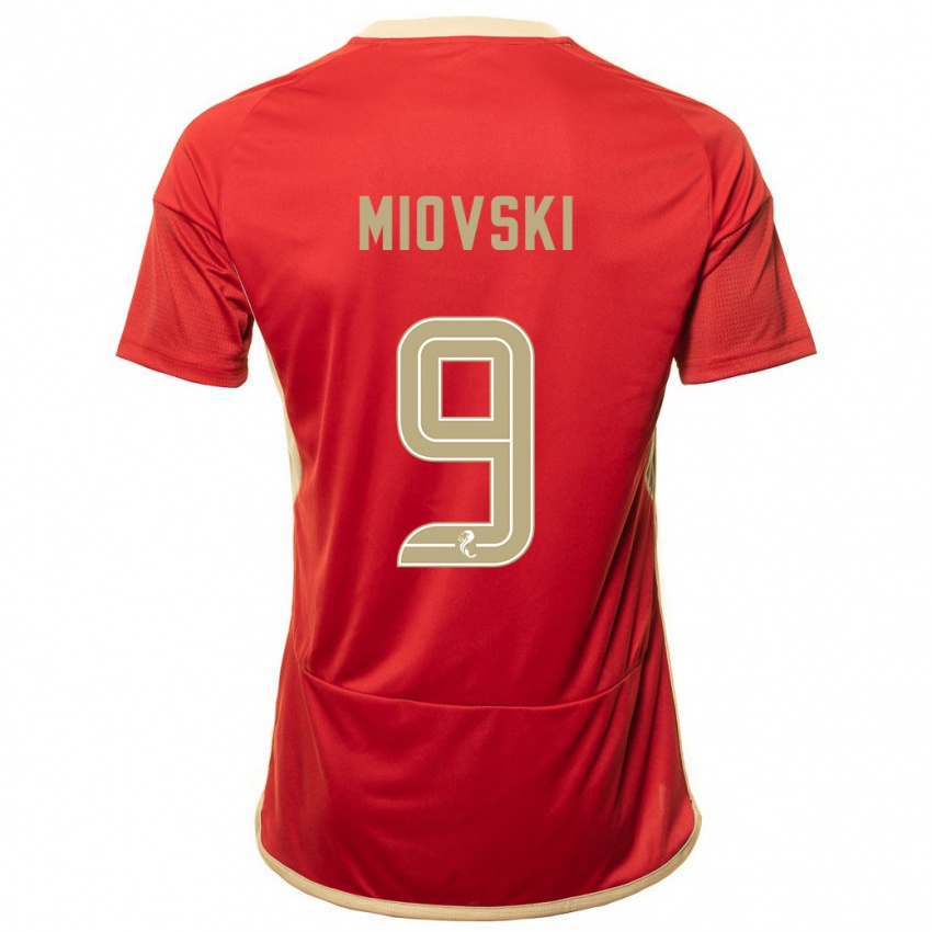 Niño Camiseta Bojan Miovski #9 Rojo 1ª Equipación 2023/24 La Camisa México