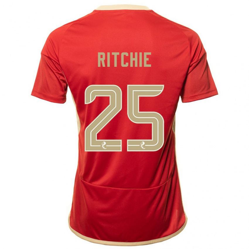 Niño Camiseta Tom Ritchie #25 Rojo 1ª Equipación 2023/24 La Camisa México