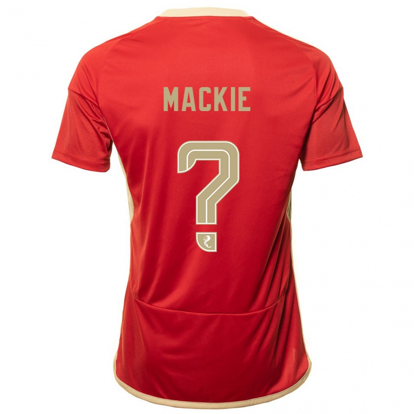 Niño Camiseta Fraser Mackie #0 Rojo 1ª Equipación 2023/24 La Camisa México