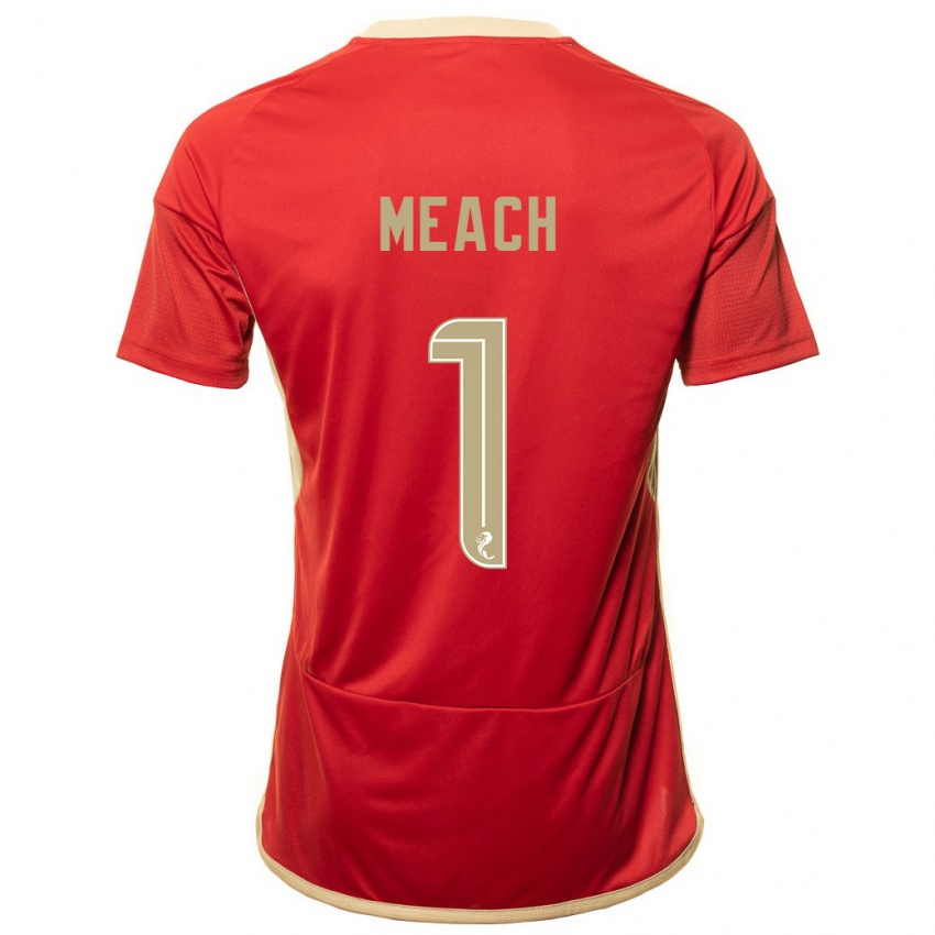 Niño Camiseta Aaliyah-Jay Meach #1 Rojo 1ª Equipación 2023/24 La Camisa México