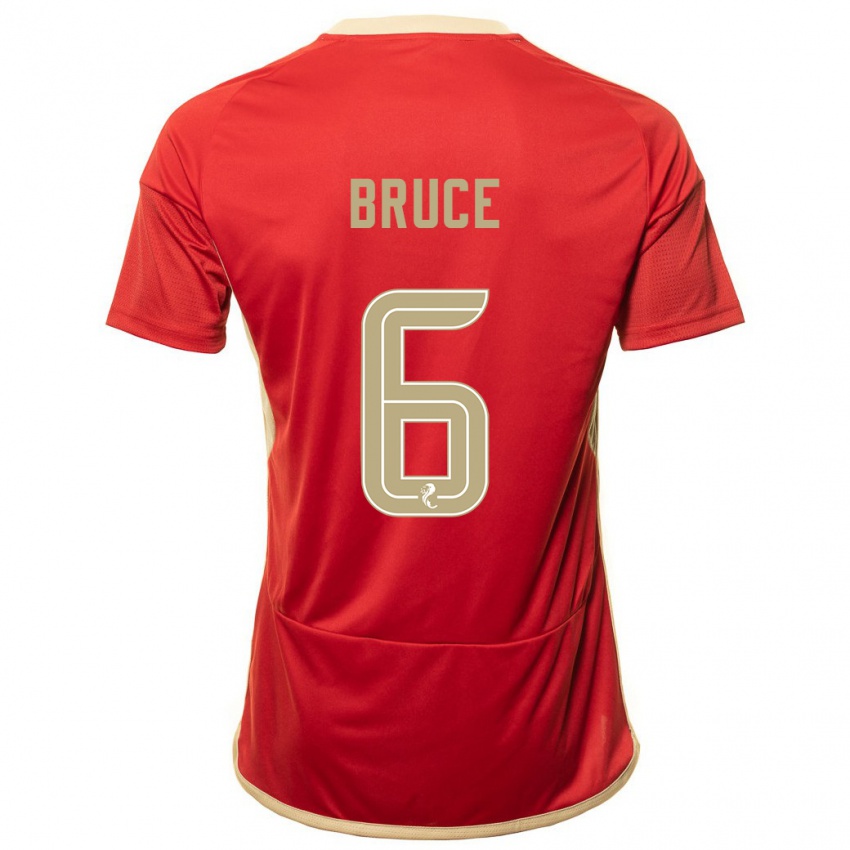 Niño Camiseta Natasha Bruce #6 Rojo 1ª Equipación 2023/24 La Camisa México