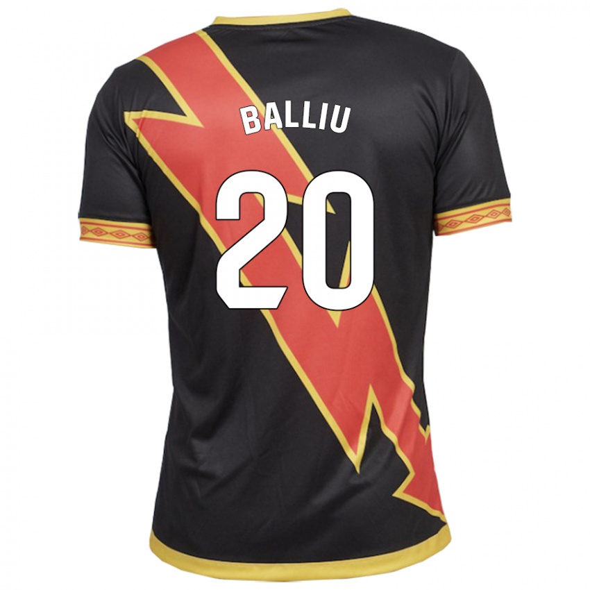 Niño Camiseta Iván Balliu #20 Negro 2ª Equipación 2023/24 La Camisa México