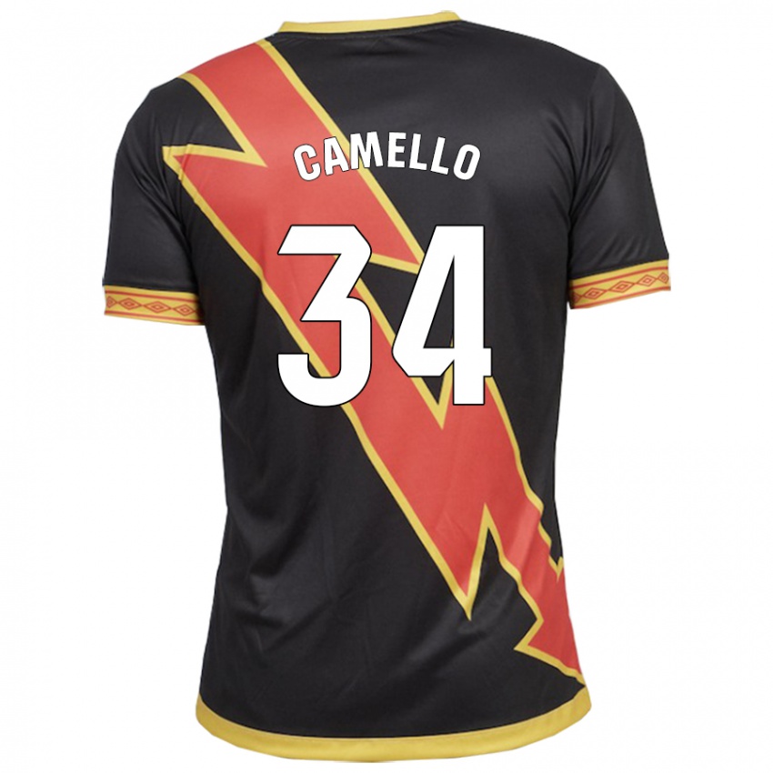 Niño Camiseta Sergio Camello #34 Negro 2ª Equipación 2023/24 La Camisa México
