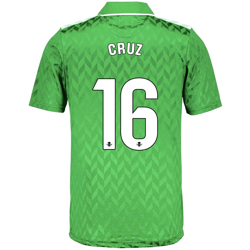 Niño Camiseta Juan Cruz #16 Verde 2ª Equipación 2023/24 La Camisa México