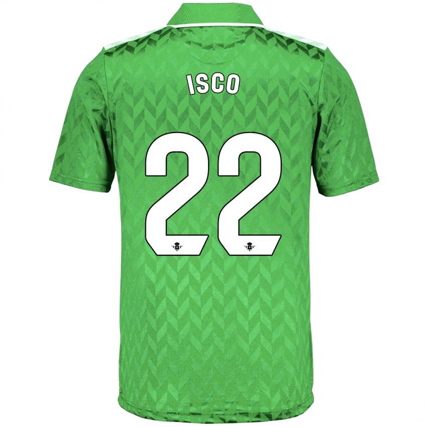 Niño Camiseta Isco #22 Verde 2ª Equipación 2023/24 La Camisa México