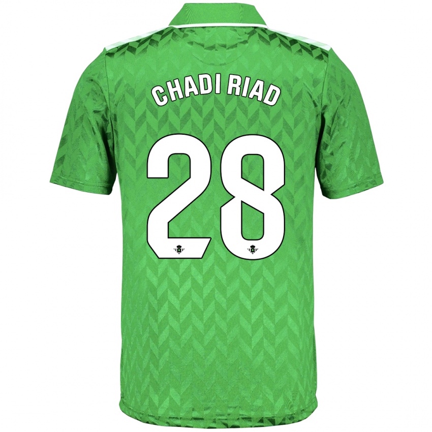 Niño Camiseta Chadi Riad #28 Verde 2ª Equipación 2023/24 La Camisa México