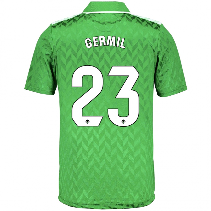 Niño Camiseta Darío Germil #23 Verde 2ª Equipación 2023/24 La Camisa México