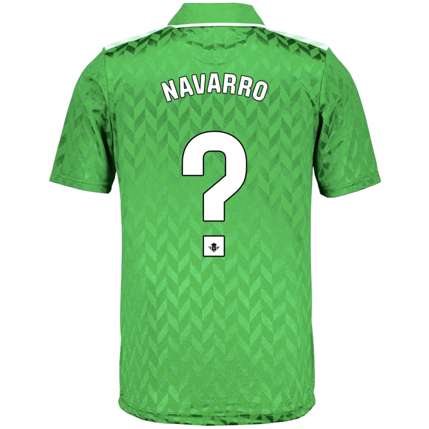 Niño Camiseta Juan Carlos Navarro #0 Verde 2ª Equipación 2023/24 La Camisa México