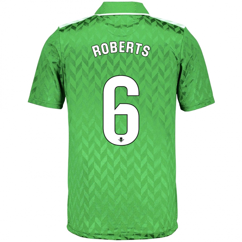 Niño Camiseta Rhiannon Roberts #6 Verde 2ª Equipación 2023/24 La Camisa México