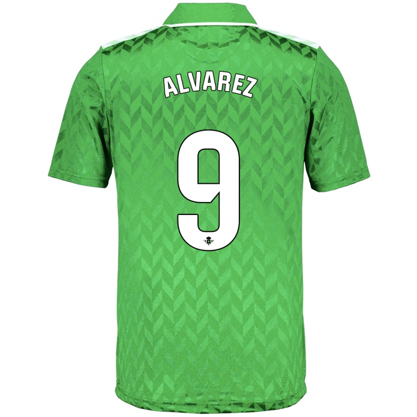 Niño Camiseta Carmen Álvarez Sánchez #9 Verde 2ª Equipación 2023/24 La Camisa México