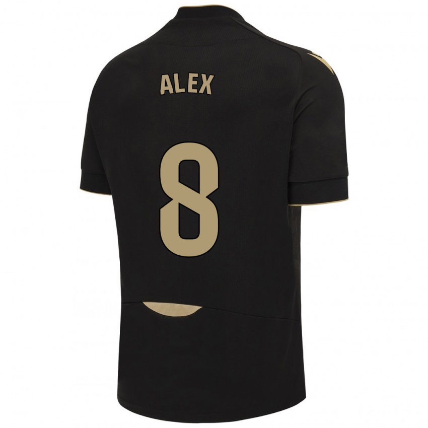 Niño Camiseta Álex Fernández #8 Negro 2ª Equipación 2023/24 La Camisa México