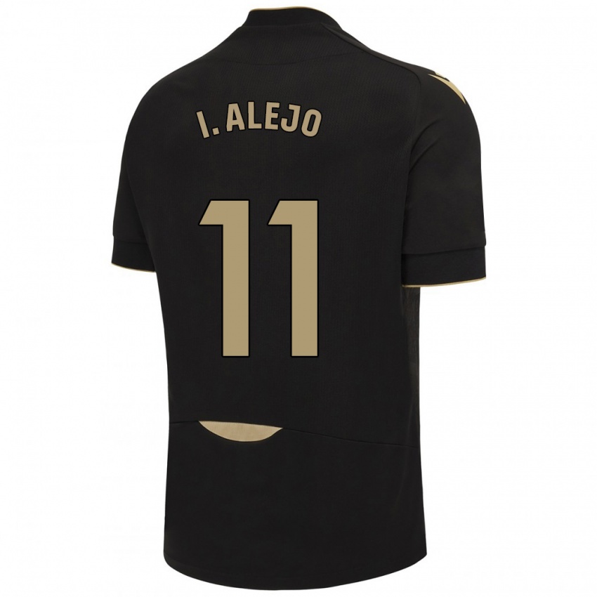 Niño Camiseta Iván Alejo #11 Negro 2ª Equipación 2023/24 La Camisa México