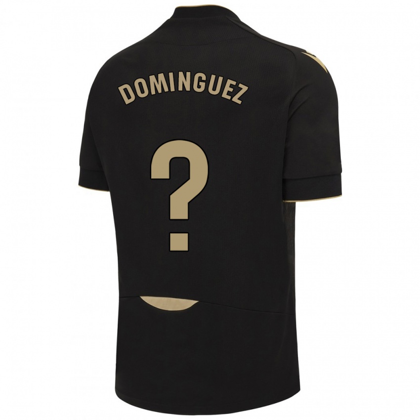 Niño Camiseta Rubén Domínguez #0 Negro 2ª Equipación 2023/24 La Camisa México